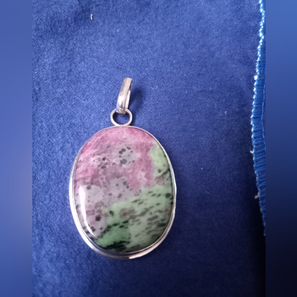 Ruby-Zoisite Pendant 925